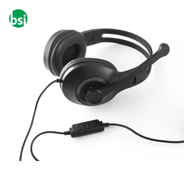 Adjustable headphones with microphone - KILBY -  4