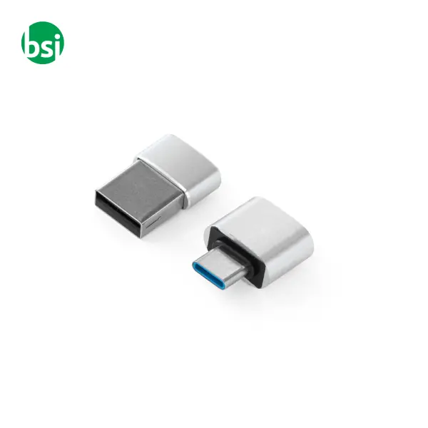 Set of 2 aluminium USB-A / USB-C adapters - MINSKY -  8