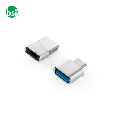 Set of 2 aluminium USB-A / USB-C adapters - MINSKY - Immagine 2