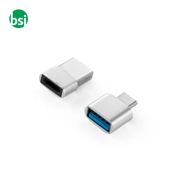 Set of 2 aluminium USB-A / USB-C adapters - MINSKY -  2