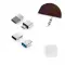 Set of 2 aluminium USB-A / USB-C adapters - MINSKY - Anteprima 1