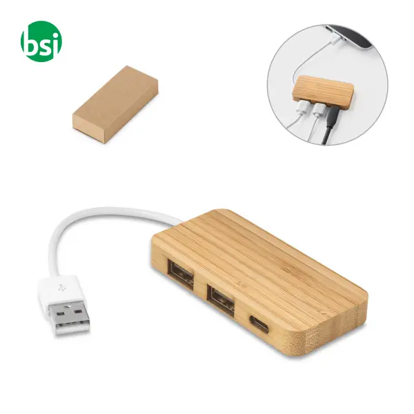 HUB with 2 USB-A and 1 USB-C ports - MOSER -  1