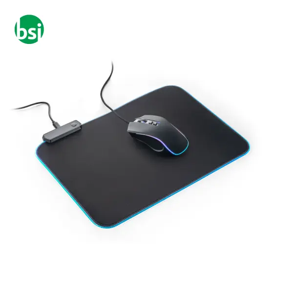 Gaming mouse mat with RGB LED lights - THORNE -  3