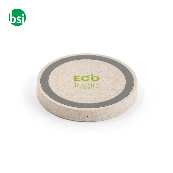 5W wireless charger in ABS and straw fibre - CUVIER -  5