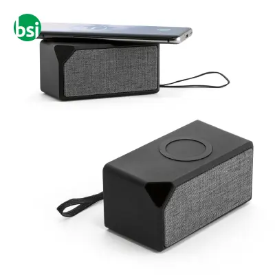 ABS portable speaker with wireless charging - GRUBBS