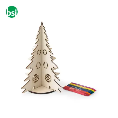 Collapsible wooden Christmas tree to colour PINERY - Immagine 11