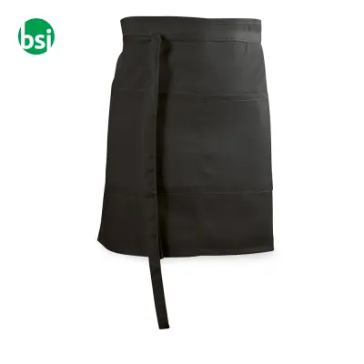 Bar apron in cotton and polyester (150 g/m²)