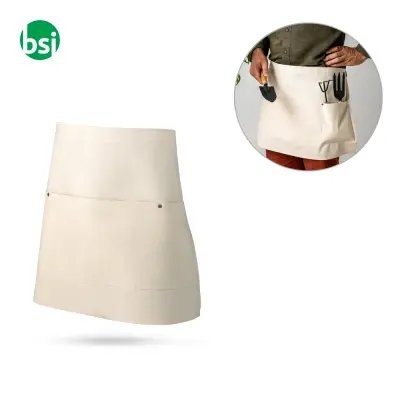 Multi-purpose apron in cotton canvas CHICORY - Immagine 1