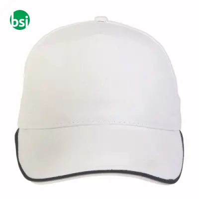 Cap | contrasting piping and adjustable strap - Immagine 3