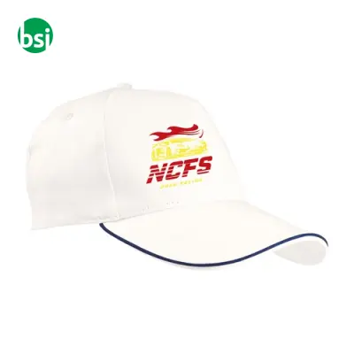 Cap | contrasting piping and adjustable strap - Immagine 4