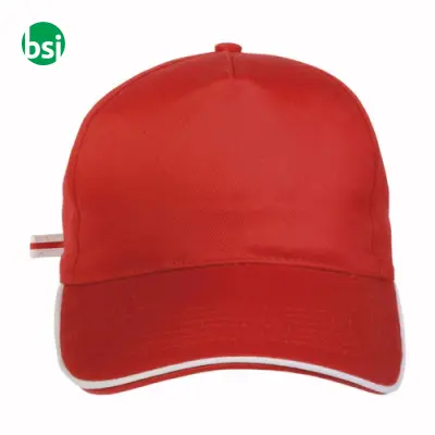 Cap | contrasting piping and adjustable strap - Immagine 8