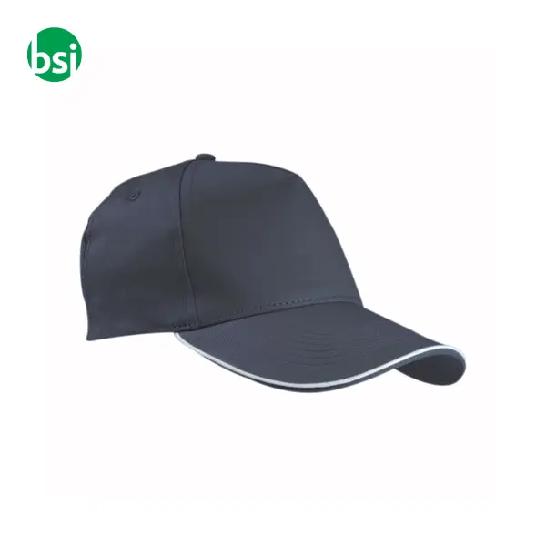 Cap | contrasting piping and adjustable strap -  14