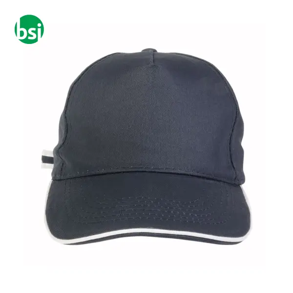 Cap | contrasting piping and adjustable strap -  15