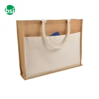 Shopping bag 45x35x12 | jute | natural | DELFINA