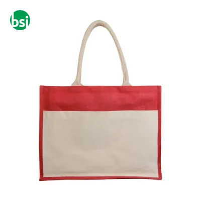 Shopping bag 45x35x12 | jute | DEBORA - Immagine 2