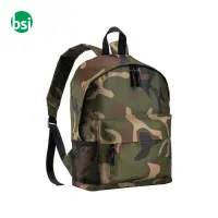 Backpack | 1 mesh side pockets | camouflage | ERMINIA