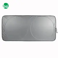 Car windshield sun shade | anti glare nylon | with case