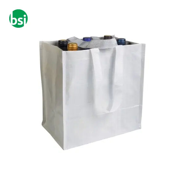Bottle shopping bag 27x28x18 | for 6 bottles | ATANASIA -  13