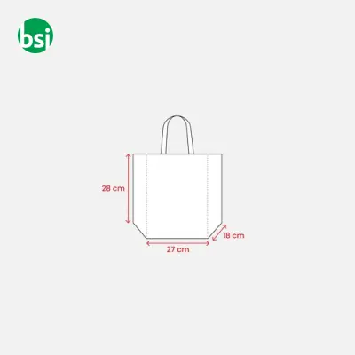 Bottle shopping bag 27x28x18 | for 6 bottles | ATANASIA - Immagine 6