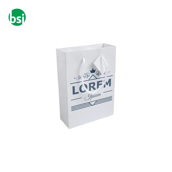 Shopping bag 18x7x25 | laminated paper | CESARINA -  2