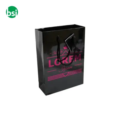 Shopping bag 18x7x25 | laminated paper | CESARINA - Immagine 3
