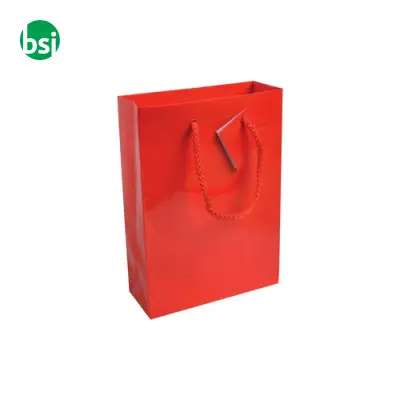 Shopping bag 18x7x25 | laminated paper | CESARINA - Immagine 11