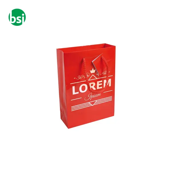 Shopping bag 18x7x25 | laminated paper | CESARINA -  4