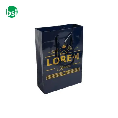 Shopping bag 18x7x25 | laminated paper | CESARINA - Immagine 5