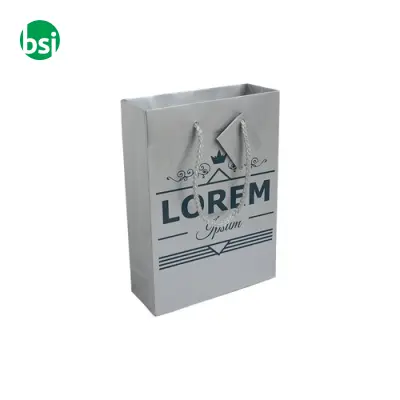 Shopping bag 18x7x25 | laminated paper | CESARINA - Immagine 6