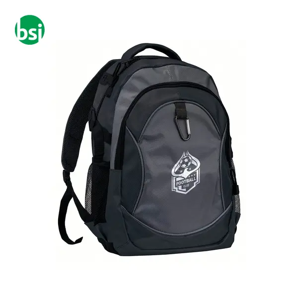 Backpack | 2 mesh side pockets | snap hook -  3