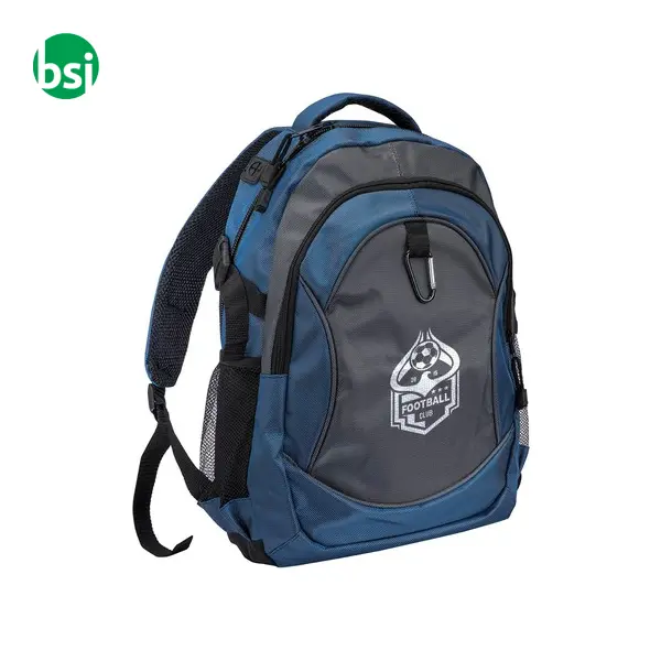 Backpack | 2 mesh side pockets | snap hook -  5