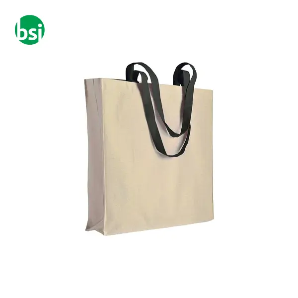 Shopping bag 38x42x8 | coloured long handles | AMABILE -  24