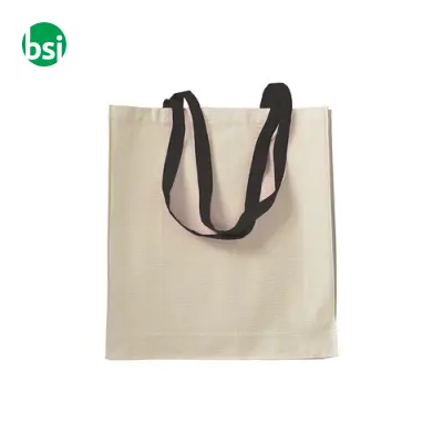 Shopping bag 38x42x8 | coloured long handles | AMABILE - Immagine 2