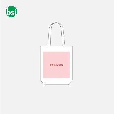 Shopping bag 38x42x8 | coloured long handles | AMABILE - Immagine 5