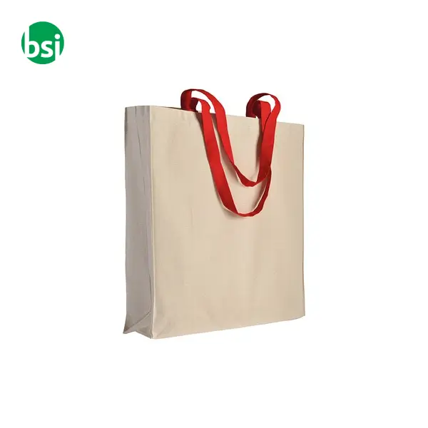 Shopping bag 38x42x8 | coloured long handles | AMABILE -  23