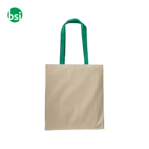 Shopping bag 38x42x8 | coloured long handles | AMABILE -  11