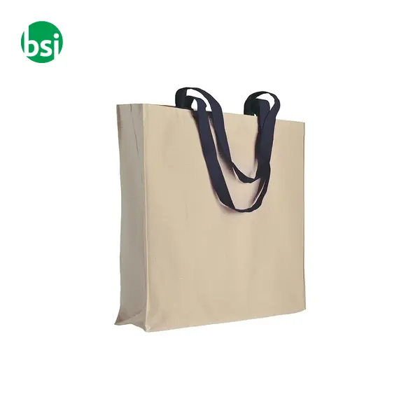 Shopping bag 38x42x8 | coloured long handles | AMABILE -  21