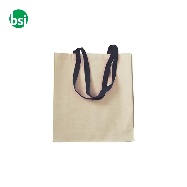 Shopping bag 38x42x8 | coloured long handles | AMABILE -  14