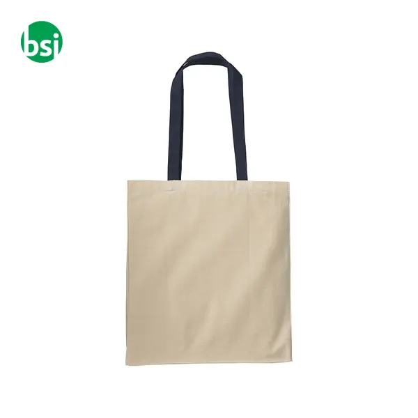 Shopping bag 38x42x8 | coloured long handles | AMABILE -  15