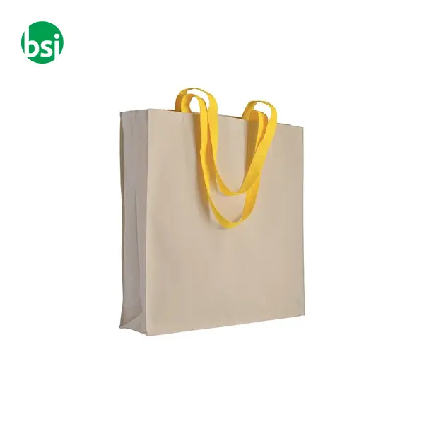 Shopping bag 38x42x8 | coloured long handles | AMABILE -  20