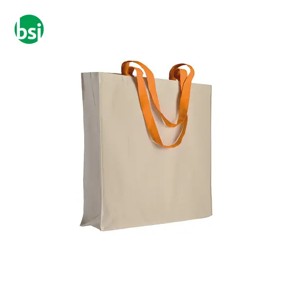 Shopping bag 38x42x8 | coloured long handles | AMABILE -  19