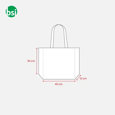 Shopping bag 40x35x12 | non woven | ANSELMA - Immagine 6