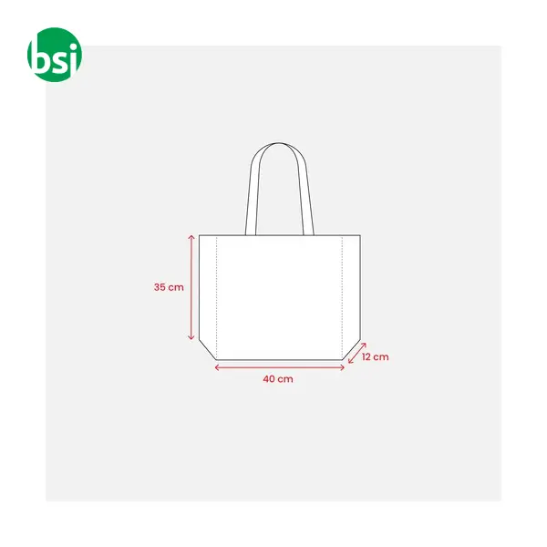 Shopping bag 40x35x12 | non woven | ANSELMA -  6