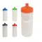 Water bottle 500ml | white with coloured lid - Anteprima 1