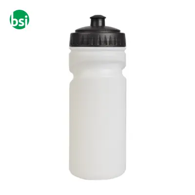Water bottle 500ml | white with coloured lid - Immagine 6