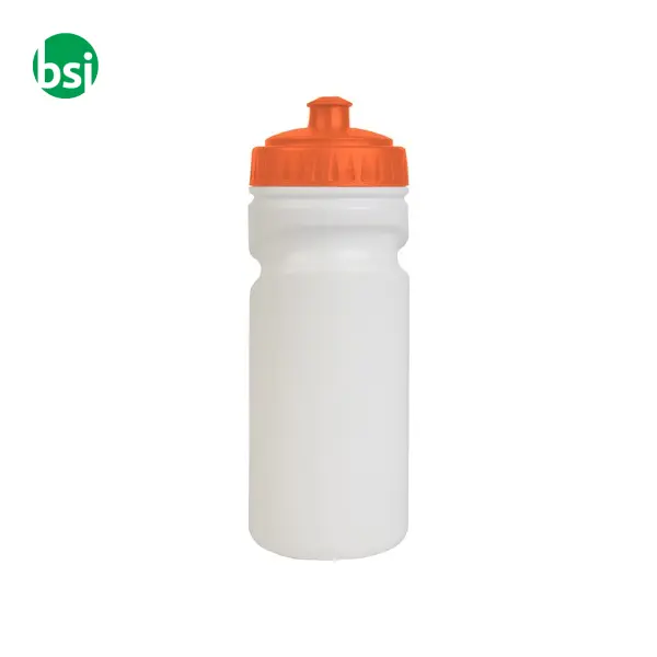 Water bottle 500ml | white with coloured lid -  4