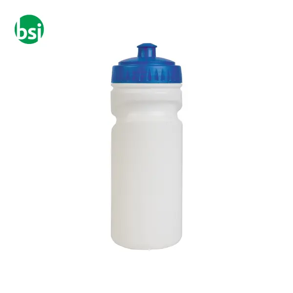 Water bottle 500ml | white with coloured lid -  3