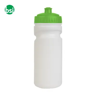 Water bottle 500ml | white with coloured lid - Immagine 2