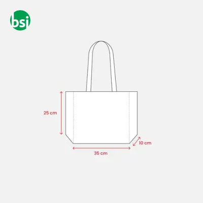 Shopping bag 35x25x10 | non woven | ELAINE - Immagine 16