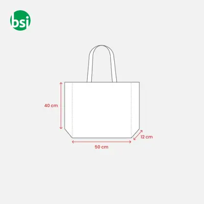 Shopping bag 50x40x12 | long handle | GLORIA - Immagine 4